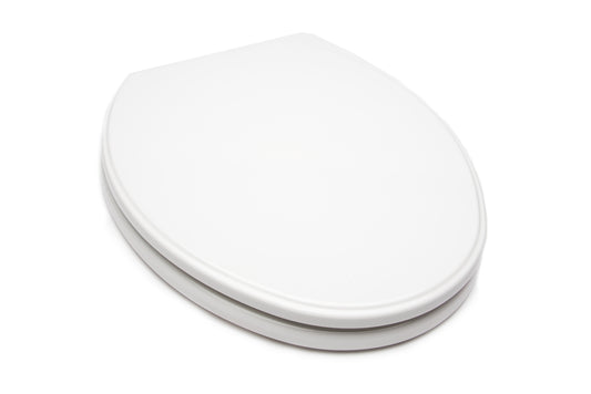 Carton of 5 Seats:  Wood - Elongated Model 106-00 Residential Molded Wood Seat