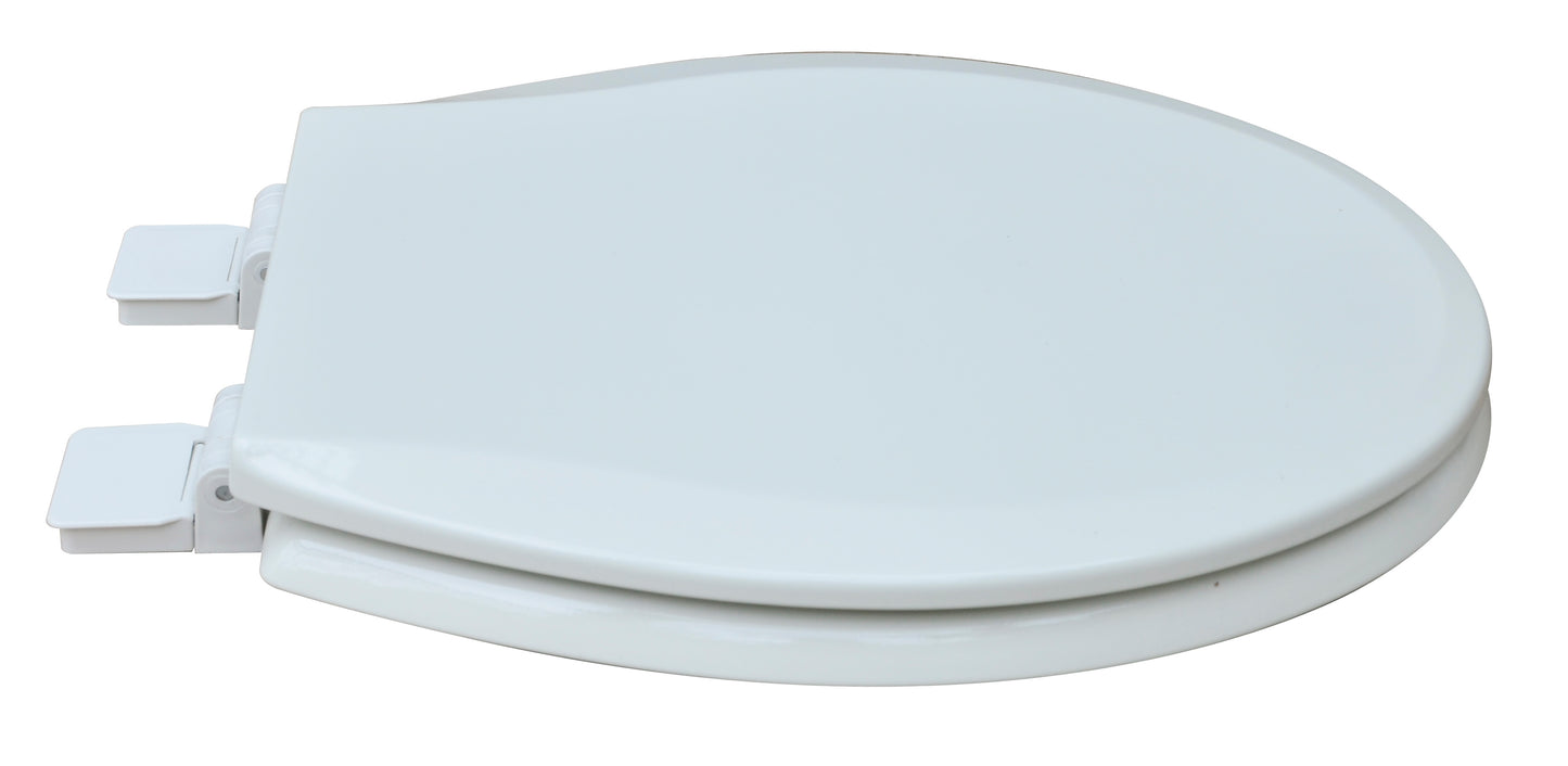 Wood - Round Model 125-00 Residential Molded Wood Seat w/Closed Front Cover
