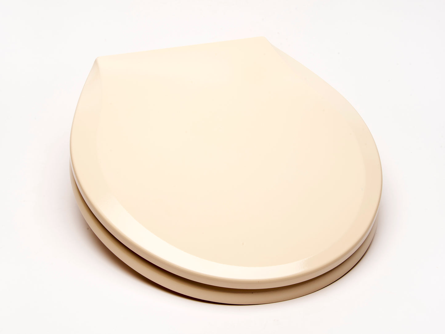 Wood - Round Model 125-01 Residential Molded Wood Seat w/Closed Front Cover - Carton of 5 Seats