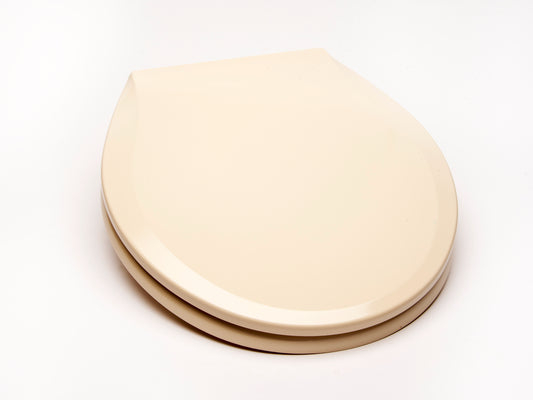 Wood - Round Model 125-02 Residential Molded Wood Seat w/Closed Front Cover