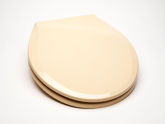 Wood - Round Model 125-03 Residential Molded Wood Seat w/Closed Front Cover