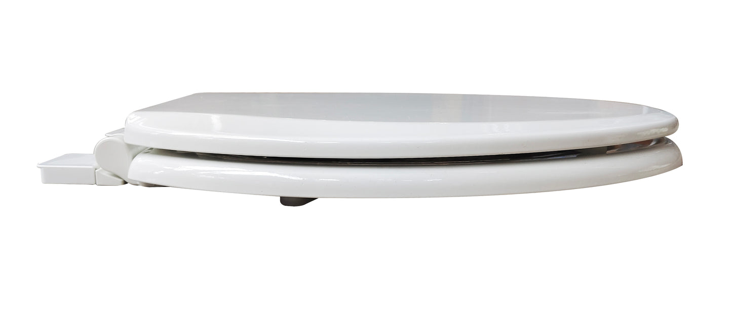Wood - Elongated Model 154-04 Residential Slow Close Premium Molded Wood Seat