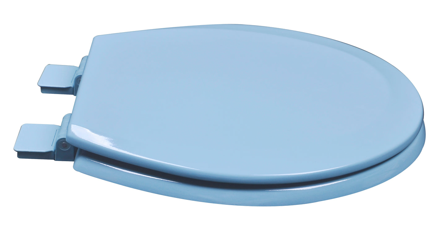 Wood - Round Model 1C3R3-45 Residential Molded Wood Seat w/Closed Front Cover - Carton of 3 Seats
