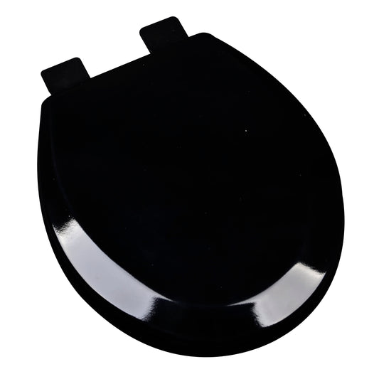 Wood - Round Model 1C3R3-90 Residential Molded Wood Seat w/Closed Front Cover - Carton of 3 Seats