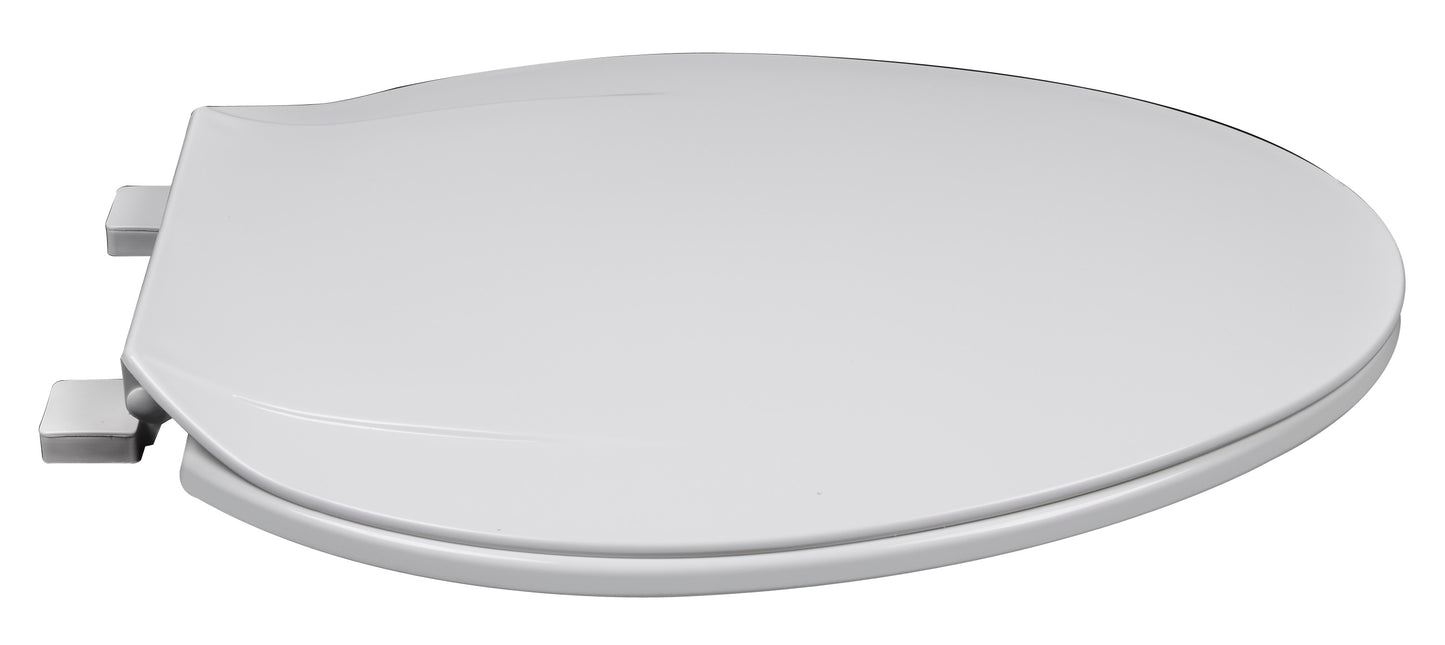 Plastic - Elongated Model 202-00 Residential Standard Plastic Closed Front with Cover Seat