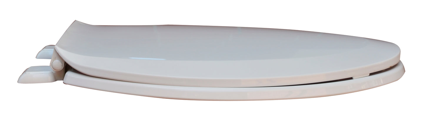 Plastic - Elongated Model 204-02 Residential MRO Grade Plastic Seat Closed Front with Cover) Carton of 5 Seats