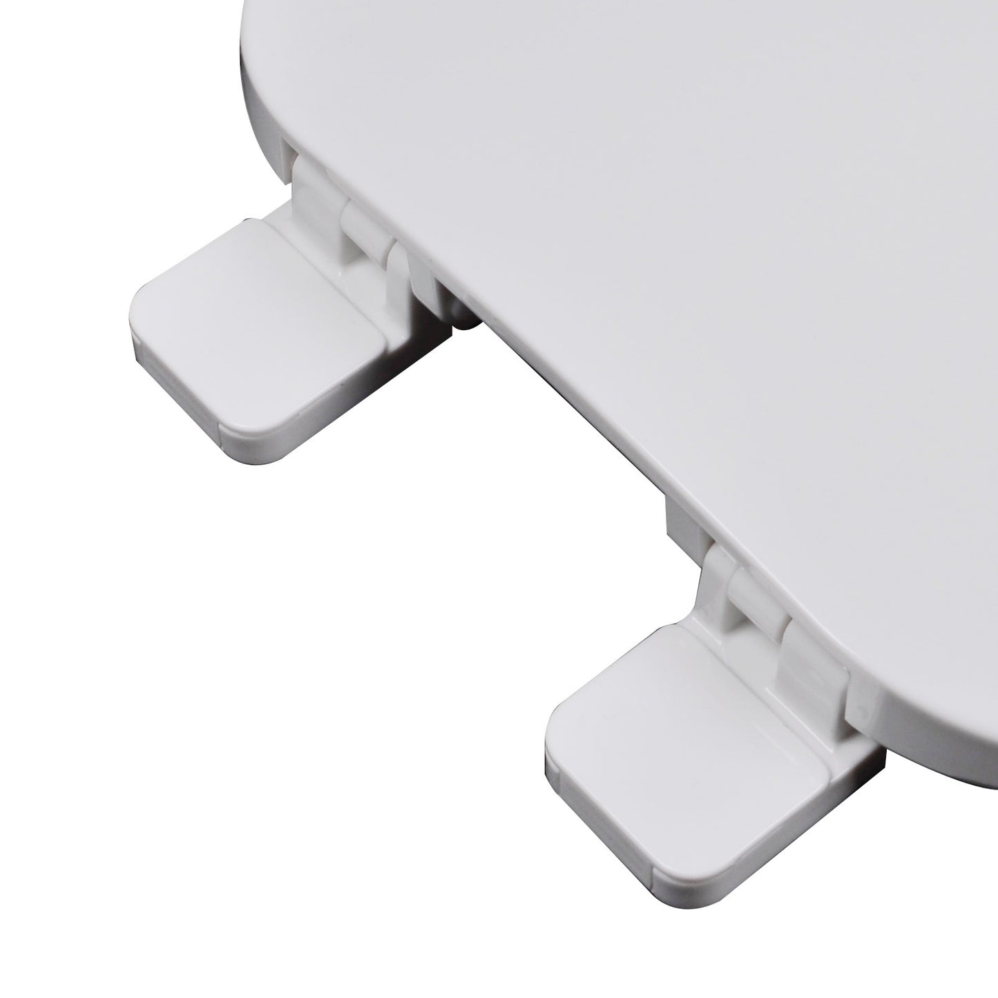 Plastic - Round Model 210-00 Residential Builder Grade Plastic with Closed Front Cover Seat