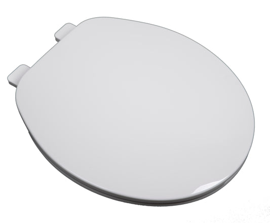 Plastic - Round Model 210-00 Residential Builder Grade Plastic with Closed Front Cover Seat