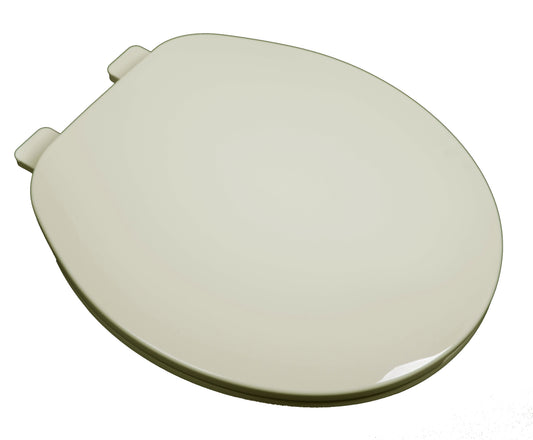 Plastic - Round Model 210-01 Residential Builder Grade Plastic with Closed Front Cover Seat