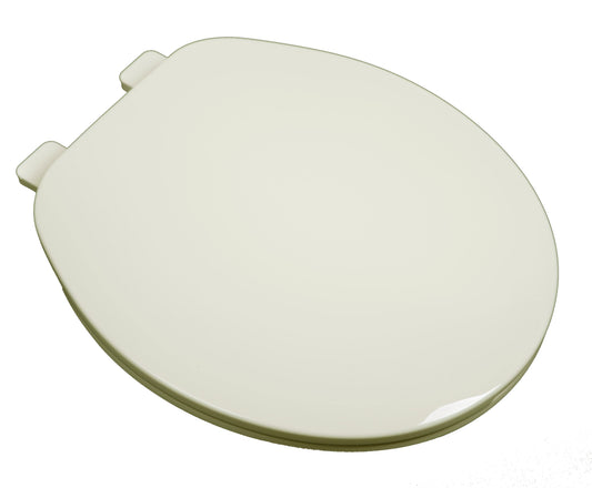 Plastic - Round Model 210-02 Residential Builder Grade Plastic with Closed Front Cover Seat