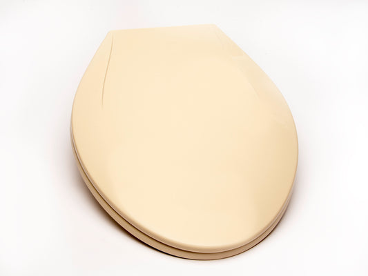 241-01 Plastic - Elongated Deluxe Slow Close closed front with cover