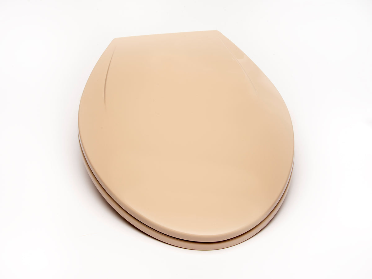 241-30 Crtn of 5 Seats: Plastic - Elongated Deluxe Slow Close closed front with cover