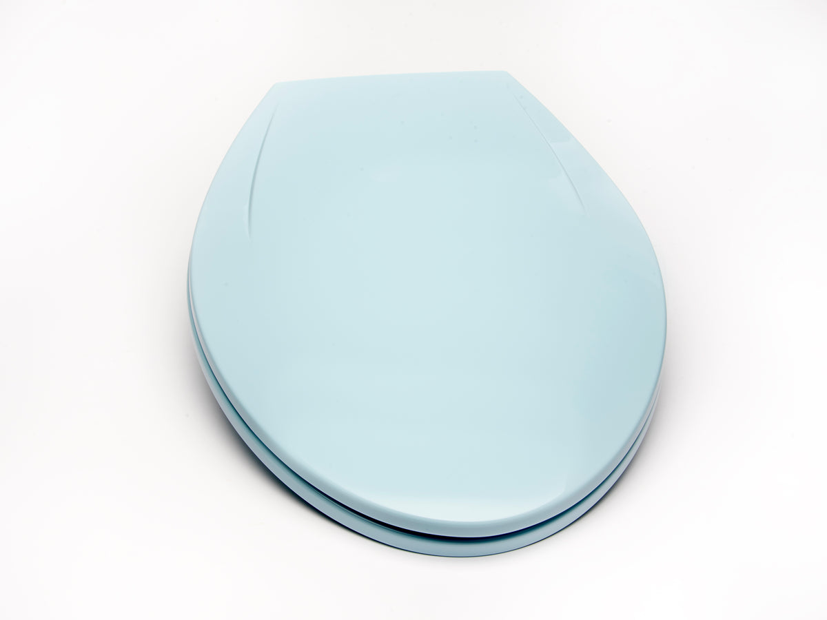241-40 Crtn of 5 Seats: Plastic - Elongated Deluxe Slow Close closed front with cover