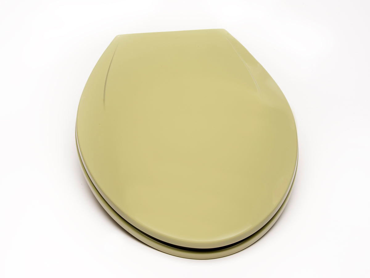 241-58 Crtn of 5 Seats: Plastic - Elongated Deluxe Slow Close closed front with cover