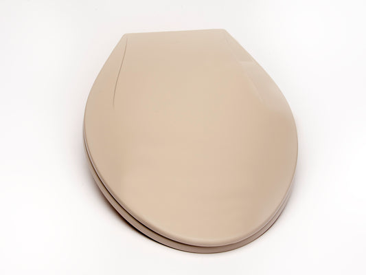 241-80 Crtn of 5 Seats: Plastic - Elongated Deluxe Slow Close closed front with cover