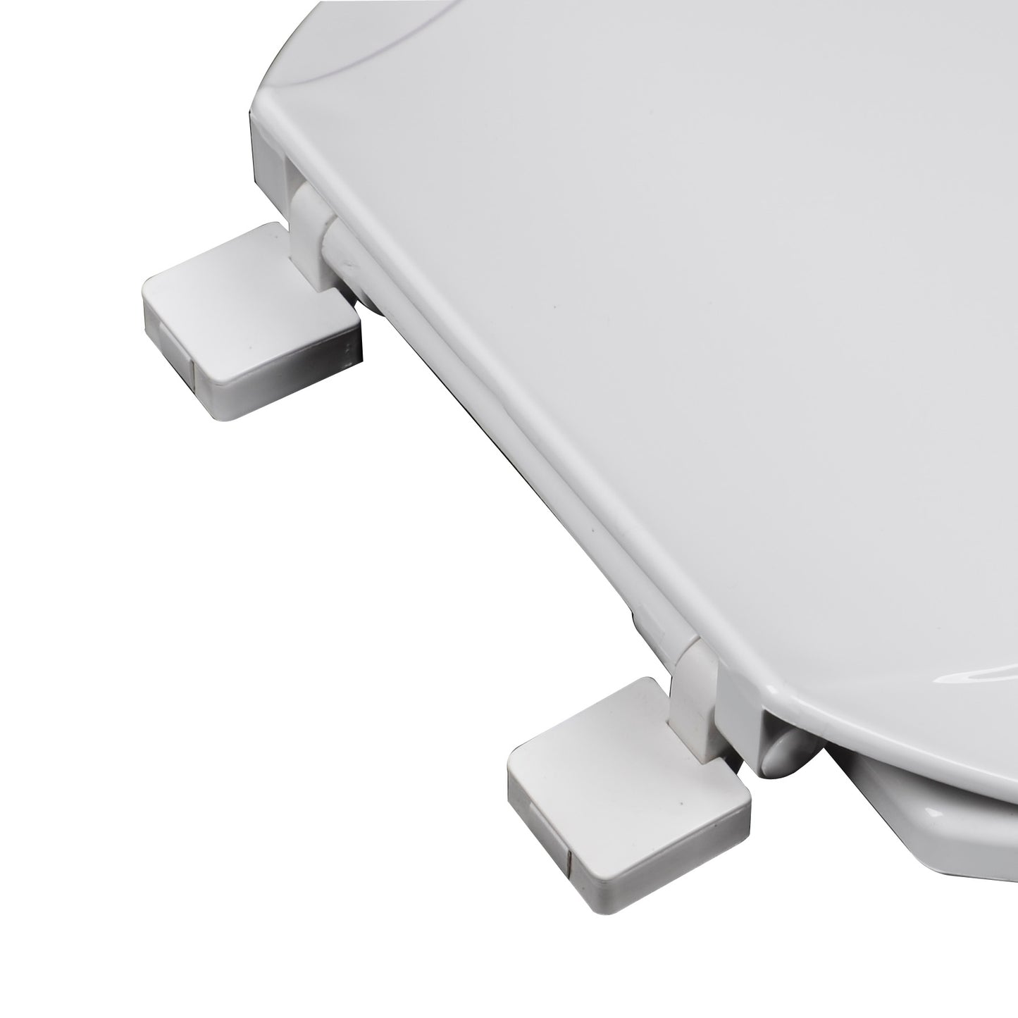 Plastic - Round Model 201-00 Residential Standard Plastic Closed Front with Cover Seat