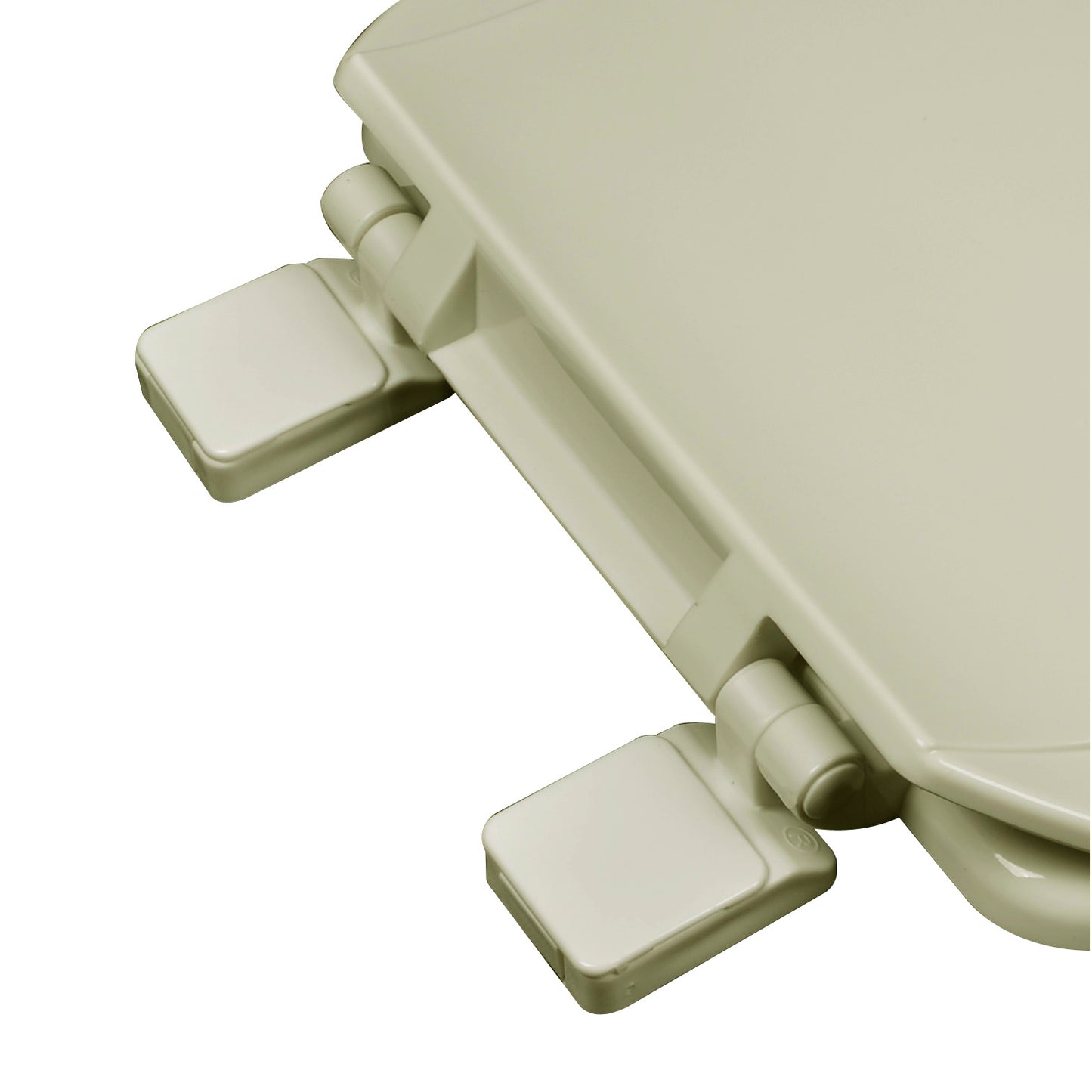 Light Commercial Plastic - Elongated Model 321-01 Open Front with Cover Seat