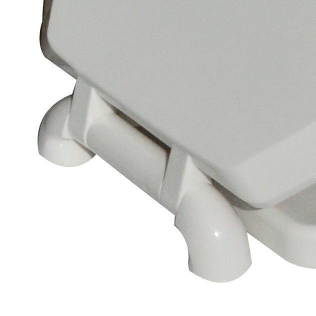 Heavy Duty Commercial Plastic - Elongated Model 333SSC Open Front with Cover