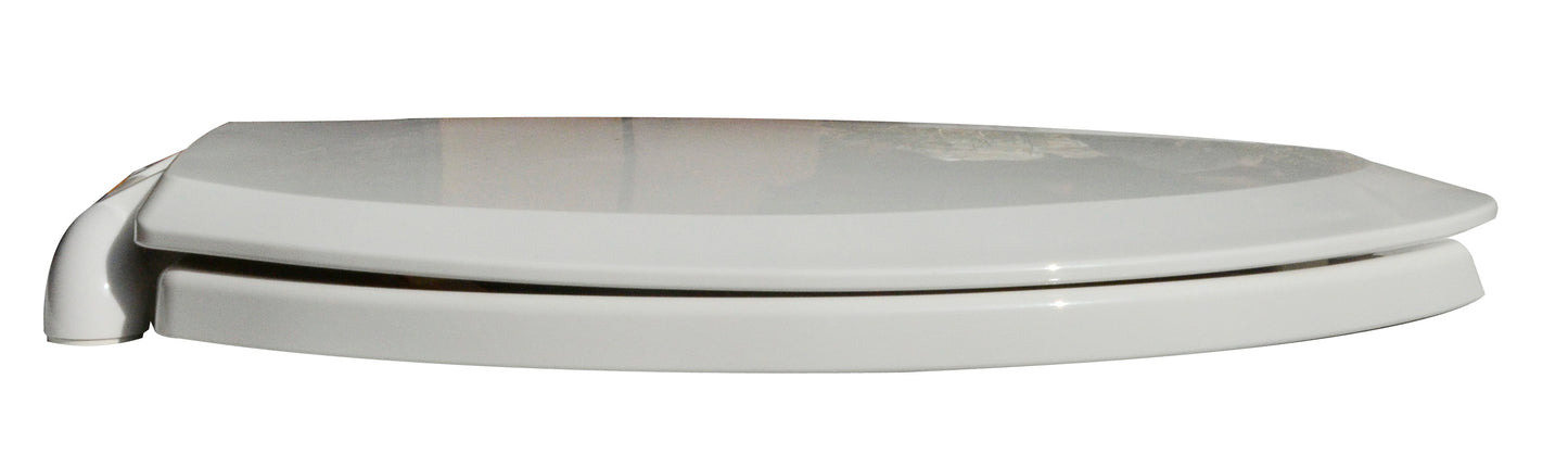 Heavy Duty Commercial Plastic - Elongated Model 333SSC Open Front with Cover