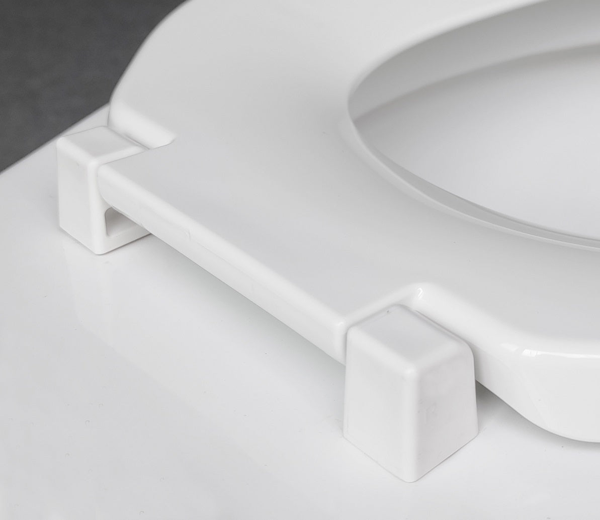 Commercial Plastic - Elongated Model 407C-00 Open Front Less Cover Seat - Carton of 10 Seats