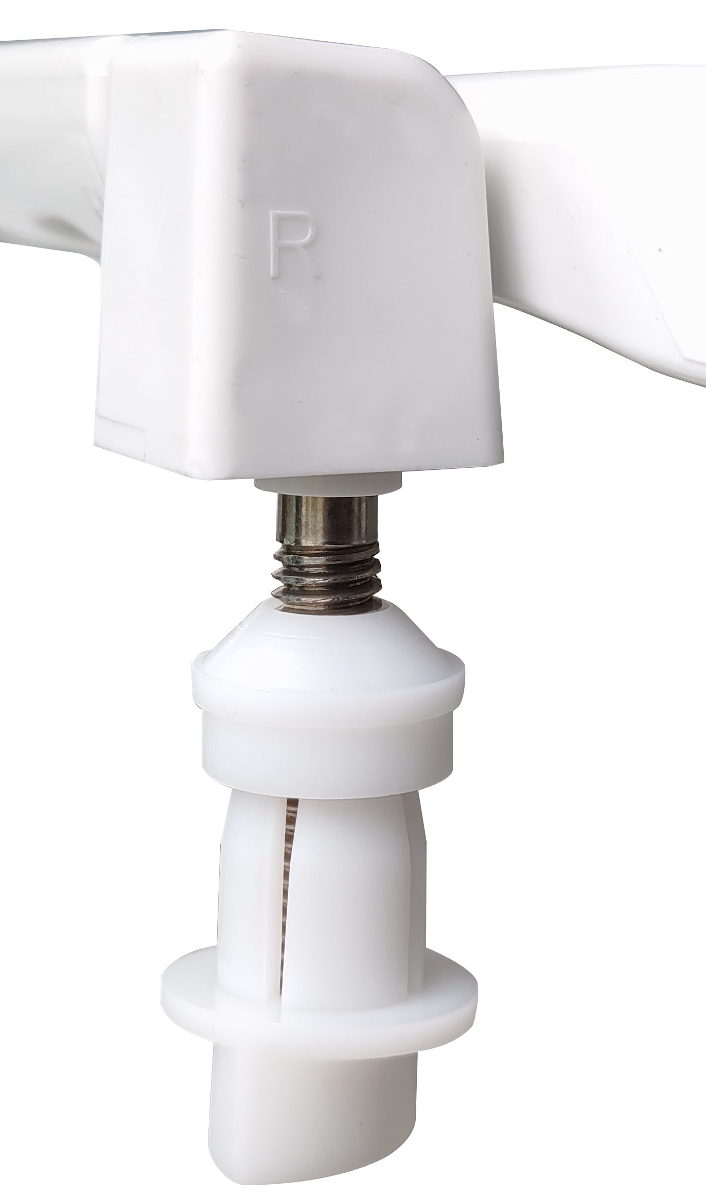Commercial Plastic - Elongated Model 407C-00 Open Front Less Cover Seat - Carton of 10 Seats