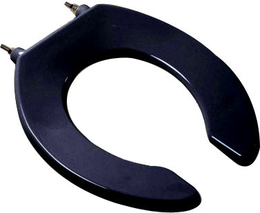 Heavy Duty Commercial Plastic - Round Model 420SSC-90 Open Front Less Cover Seat - Carton of 5 Seats