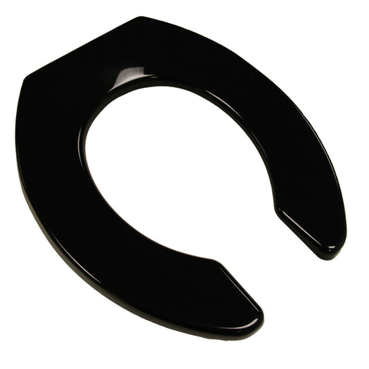Heavy Duty Commercial Plastic - Elongated Model 421SSC-90 Open Front Less Cover Seat with Fire Retardant