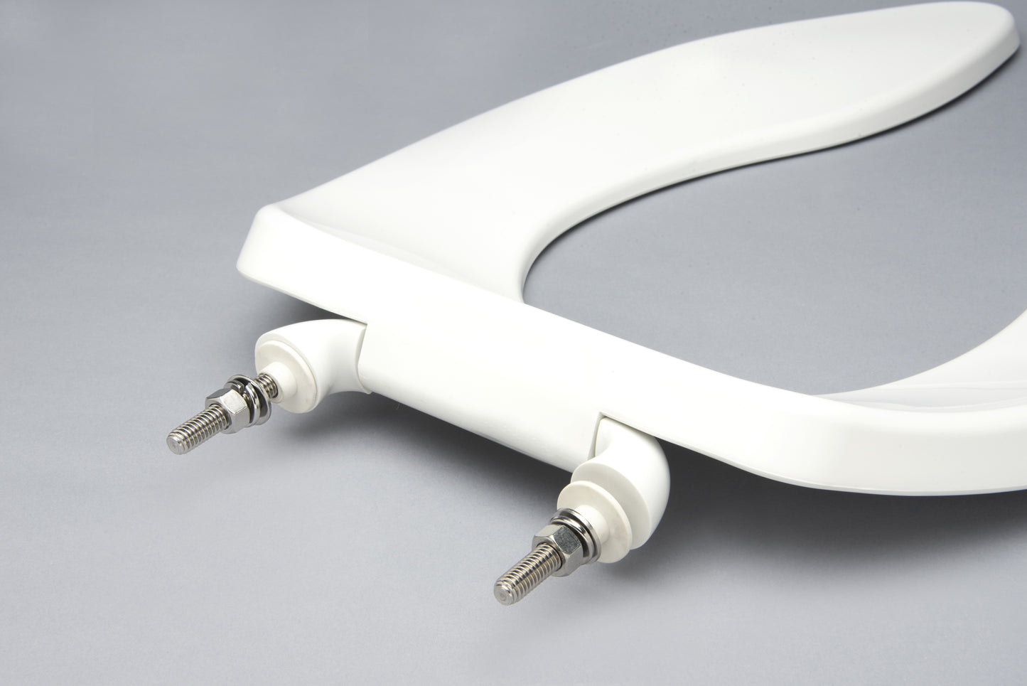 Extra Heavy Duty Commercial Plastic - Elongated Model 431C-00 Open Front with Cover Seat