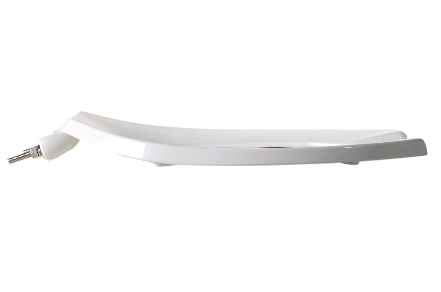 Heavy Duty Commercial Plastic - Elongated Model 421SSC-00 Open Front Less Cover Seat with Fire Retardant