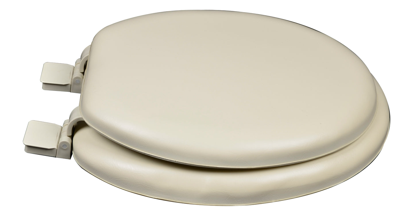 Soft Seat Premium - Round Model 6C3R2-01 Leather Design Vinyl - Carton of 3 Seats