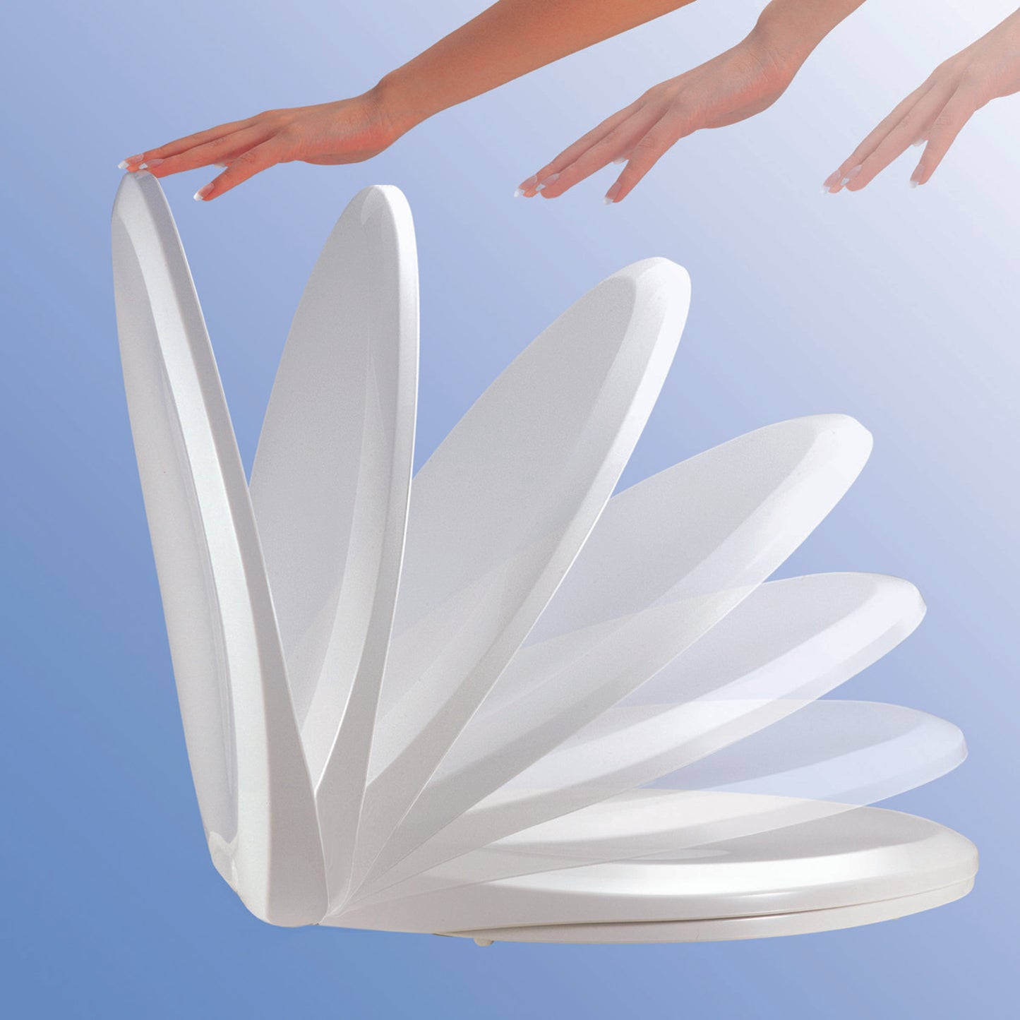 Plastic - Elongated Model 261-00 Premium Slow Close closed front with cover